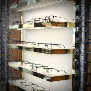 Glasses On shelf 3