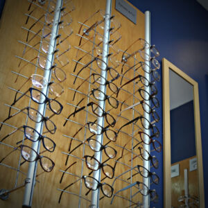 Glasses on rack 6